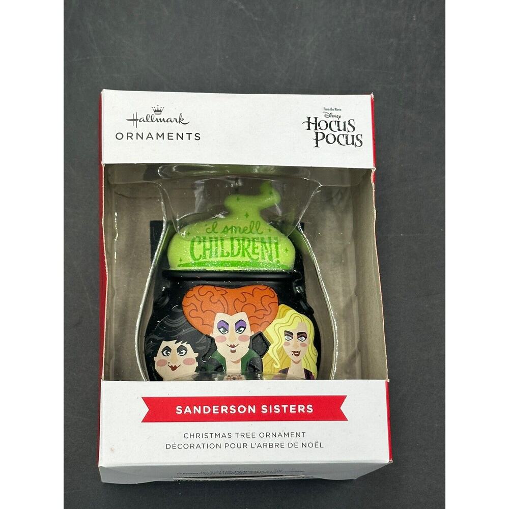 2023 Disney Hocus Pocus, "Sanderson Sisters Cauldron" Hallmark Ornament